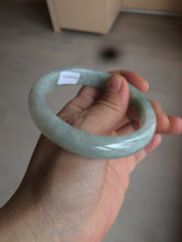 Load image into Gallery viewer, 57mm Certified 100% natural Type A light green/white jadeite jade bangle BH49-0023