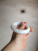 Load image into Gallery viewer, 57.5mm Certified 100% natural Type A sunny green/purple jadeite jade bangle AX90-1457