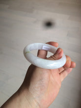 Load image into Gallery viewer, 57.5mm Certified 100% natural Type A sunny green/purple jadeite jade bangle AX90-1457