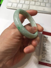 Load image into Gallery viewer, 50.5mm certified 100% natural type A sunny green brown oval jadeite bangle PH169-5802