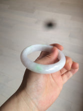 Load image into Gallery viewer, 57.5mm Certified 100% natural Type A sunny green/purple jadeite jade bangle AX90-1457