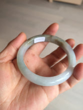 Load image into Gallery viewer, 57.5mm Certified Type A 100% Natural white/light purple/brown Jadeite Jade bangle BM51-7048