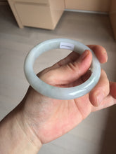 Load image into Gallery viewer, 58mm Certified type A 100% Natural light green/white Jadeite bangle AR118-0253