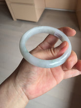 Load image into Gallery viewer, 58mm Certified type A 100% Natural light green/white Jadeite bangle AR118-0253