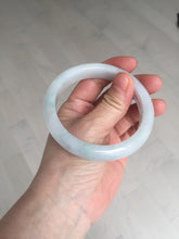 Load image into Gallery viewer, 58mm Certified type A 100% Natural light green/white Jadeite bangle AR118-0253