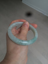 Load image into Gallery viewer, 57mm Certified 100% natural Type A light green/white jadeite jade bangle BH49-0023