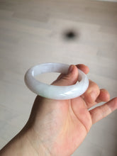 Load image into Gallery viewer, 57.5mm Certified 100% natural Type A sunny green/purple jadeite jade bangle AX90-1457