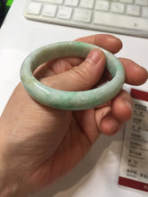 Load image into Gallery viewer, 50.5mm certified 100% natural type A sunny green brown oval jadeite bangle PH169-5802