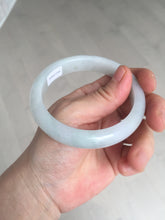 Load image into Gallery viewer, 58mm Certified type A 100% Natural light green/white Jadeite bangle AR118-0253