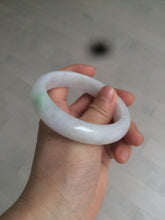 Load image into Gallery viewer, 57.5mm Certified 100% natural Type A sunny green/purple jadeite jade bangle AX90-1457
