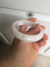 Load image into Gallery viewer, 57.5mm Certified 100% natural Type A sunny green/purple jadeite jade bangle AX90-1457