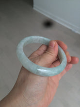 Load image into Gallery viewer, 57mm Certified 100% natural Type A light green/white jadeite jade bangle BH48-6419