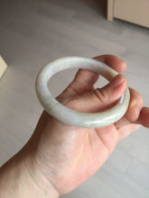 Load image into Gallery viewer, 57.5mm Certified Type A 100% Natural white/yellow/brown (golden sand) Jadeite Jade bangle BM52-7050