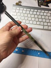 Load image into Gallery viewer, 19.5cm 100% Natural black dark green ink painting(水墨画) Xiu Jade (Serpentine) Hairpin AW64