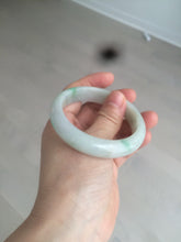Load image into Gallery viewer, 53.5mm Certified Type A 100% Natural sunny green Jadeite Jade bangle BG40