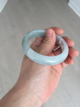 Load image into Gallery viewer, 53.5mm certified 100% natural Type A light green/purple jadeite jade bangle BP34-3401