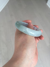 Load image into Gallery viewer, 53.5mm certified 100% natural Type A light green/purple jadeite jade bangle BP34-3401
