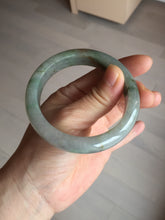 Load image into Gallery viewer, 56.2mm certified Type A 100% Natural green/red/gray/purple (FU LU SHOU) Jadeite Jade bangle BL78-8659