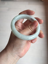 Load image into Gallery viewer, 52.5mm certified 100% natural Type A light green white jadeite jade bangle AR116-9424