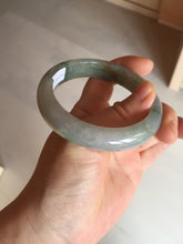 Load image into Gallery viewer, 56.2mm certified Type A 100% Natural green/red/gray/purple (FU LU SHOU) Jadeite Jade bangle BL78-8659