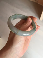Load image into Gallery viewer, 56.2mm certified Type A 100% Natural green/red/gray/purple (FU LU SHOU) Jadeite Jade bangle BL78-8659