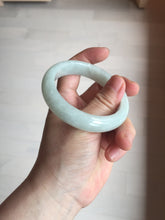 Load image into Gallery viewer, 52.5mm certified 100% natural Type A light green white jadeite jade bangle AR116-9424