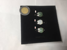 Load image into Gallery viewer, 100% natural type A icy watery green dark green four-prong jadeite jade ring group AA90