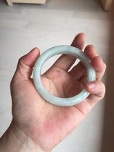 Load image into Gallery viewer, 52.5mm certified 100% natural Type A light green white jadeite jade bangle AR116-9424