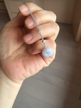 Load image into Gallery viewer, 12.5mm Type A 100% Natural sunny green white purple Jadeite Safety Guardian Button donuts pendant PH60 Add on item