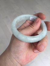 Load image into Gallery viewer, 52.5mm certified 100% natural Type A light green white jadeite jade bangle AR116-9424