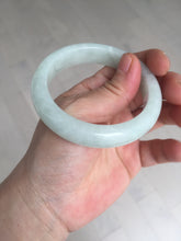 Load image into Gallery viewer, 52.5mm certified 100% natural Type A light green white jadeite jade bangle AR116-9424