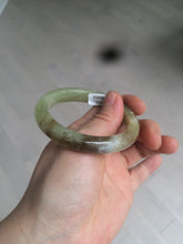 Load image into Gallery viewer, 51.7mm certified Type A 100% Natural yellow/sugar brown flying snow and dandelions nephrite Jade bangle HE78-0462
