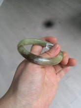 Load image into Gallery viewer, 51.7mm certified Type A 100% Natural yellow/sugar brown flying snow and dandelions nephrite Jade bangle HE78-0462