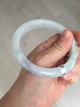 Load image into Gallery viewer, 59mm Certified Type A 100% Natural icy watery green purple Jadeite Jade bangle BQ48-6803