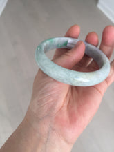 Load image into Gallery viewer, 59mm Certified Type A 100% Natural sunny green purple Jadeite Jade bangle BP38-1181