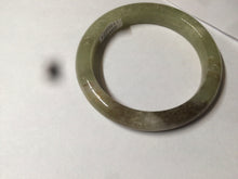Load image into Gallery viewer, 51.7mm certified Type A 100% Natural yellow/sugar brown flying snow and dandelions nephrite Jade bangle HE78-0462