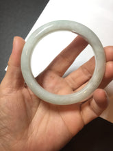 Load image into Gallery viewer, Shopify only. 55mm Certified type A 100% Natural green/white/purple Jadeite bangle AX142 Add on item