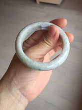 Load image into Gallery viewer, 51.5mm 100% natural type A green/white/purple jadeite jade bangle BM48-8044