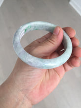Load image into Gallery viewer, 59mm Certified Type A 100% Natural sunny green purple Jadeite Jade bangle BP38-1181