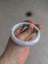 Load image into Gallery viewer, 54.5mm Certified 100% natural Type A green/purple jadeite jade bangle AH88-0772