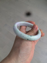 Load image into Gallery viewer, 54.5mm Certified 100% natural Type A green/purple jadeite jade bangle AH88-0772