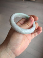 Load image into Gallery viewer, 51.5mm 100% natural type A green/white/purple jadeite jade bangle BM48-8044
