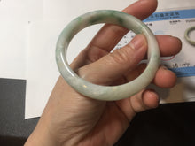 Load image into Gallery viewer, 57mm Certificated sunny green/yellow/white jadeite jade bangle S83-7073