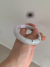 Load image into Gallery viewer, 54.5mm Certified 100% natural Type A green/purple jadeite jade bangle AH88-0772