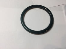 Load image into Gallery viewer, 54.7mm Type A 100% Natural dark Green/Gray/Black/blue Guatemala Slim Round Cut Jadeite Bangle PJ131-1374