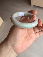 Load image into Gallery viewer, 51.5mm 100% natural type A green/white/purple jadeite jade bangle BM48-8044