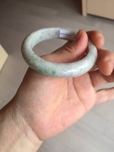Load image into Gallery viewer, 51.5mm 100% natural type A green/white/purple jadeite jade bangle BM48-8044
