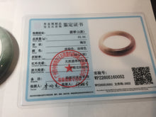 Load image into Gallery viewer, AllaboutjadeCanada.com only 55.5mm certified 100% natural Type A oily dark green gray black(老油青) half mountain half water (半山半水) jadeite jade bangle PC257-0052