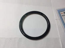 Load image into Gallery viewer, 57mm Type A 100% Natural half black(乌鸡) half icy blue (蓝水) Guatemala Slim Round Cut Jadeite Bangle PJ132-1375