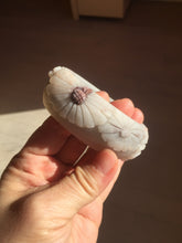 Load image into Gallery viewer, 58mm 100% natural white/gray/pink/brown/purple Quartzite (Shetaicui jade) carved flowers bangle XY111